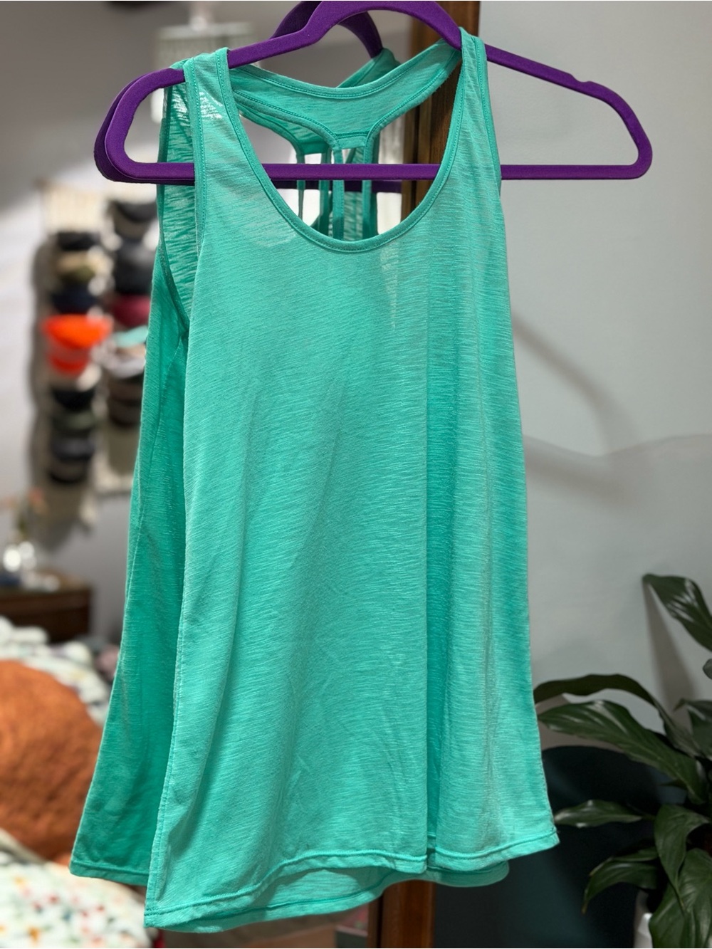 Lilly Pulitzer Teal Racerback Tank Top